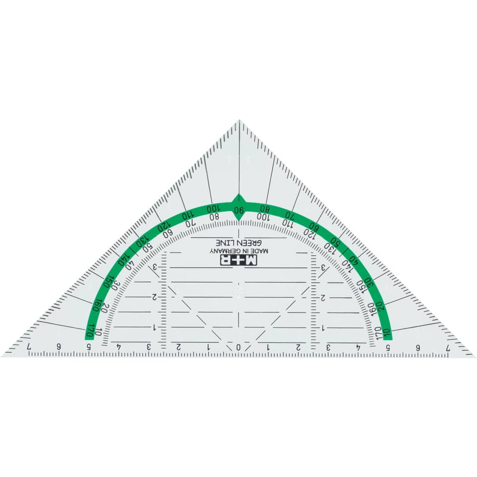 Geometriedreieck Green Line   transparent M+R 723170810 M+R 723170810 transparent