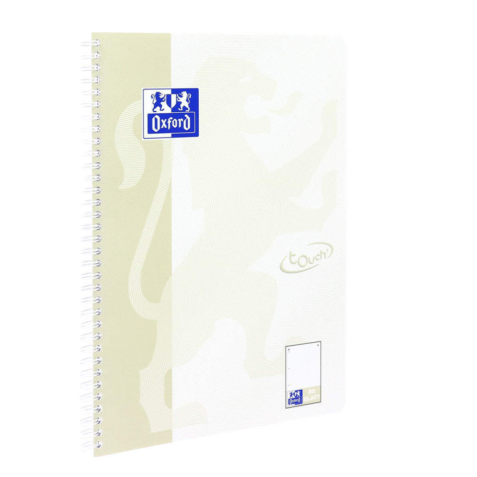 Collegeblock Touch, A4+, 80 Blatt, punktkariert, grünblau OXFORD 400132395 OXFORD 400132395 TOUCH
