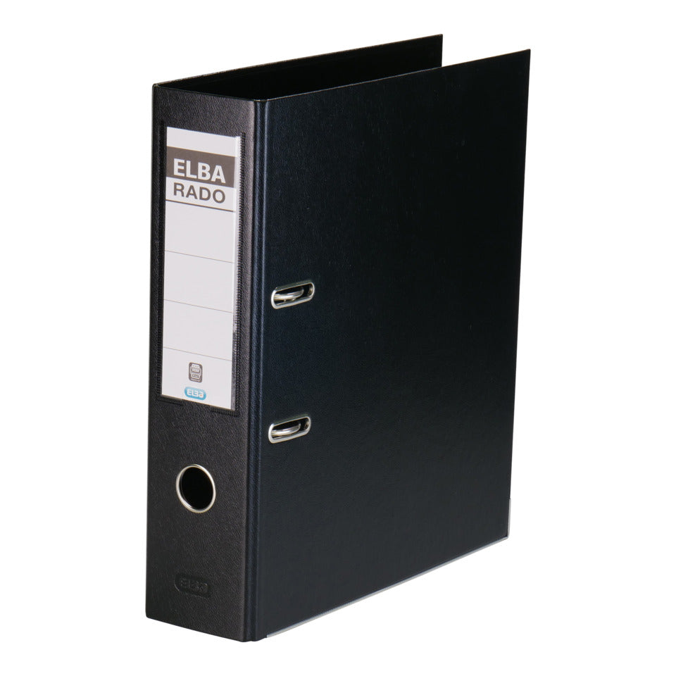 Ordner rado plast, A4, 80mm, schwarz ELBA 100022631 ELBA 100022631 10497SW