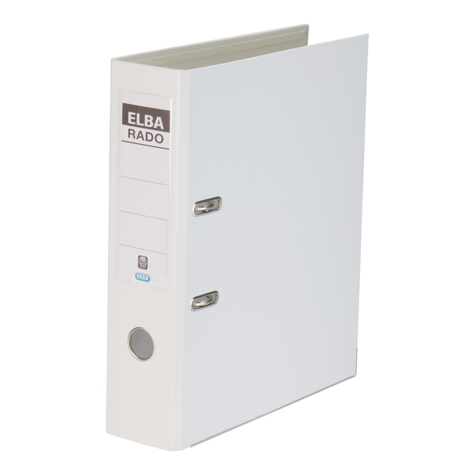 Ordner rado plast, A4, 80mm, weiß ELBA 100022632 ELBA 100022632 10497WE