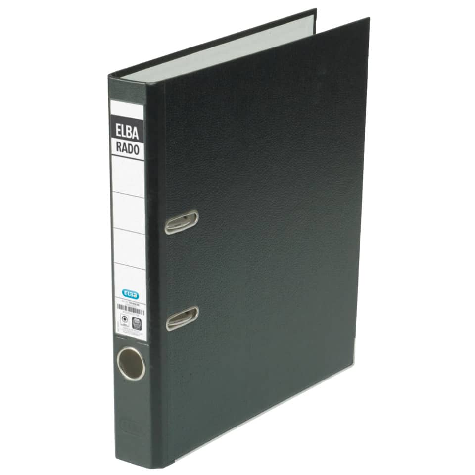 Ordner rado brilliant, A4, 50mm, schwarz ELBA 100022610 ELBA 100022610 10414SW