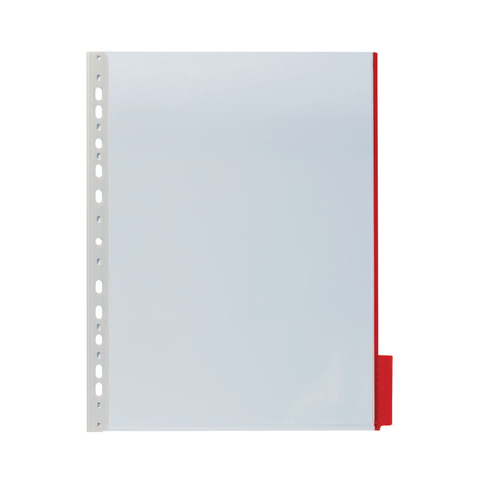 Sichttafel FUNKTION panel A4, Hartfolie, Universallochung, A4, rot DURABLE 5607 03