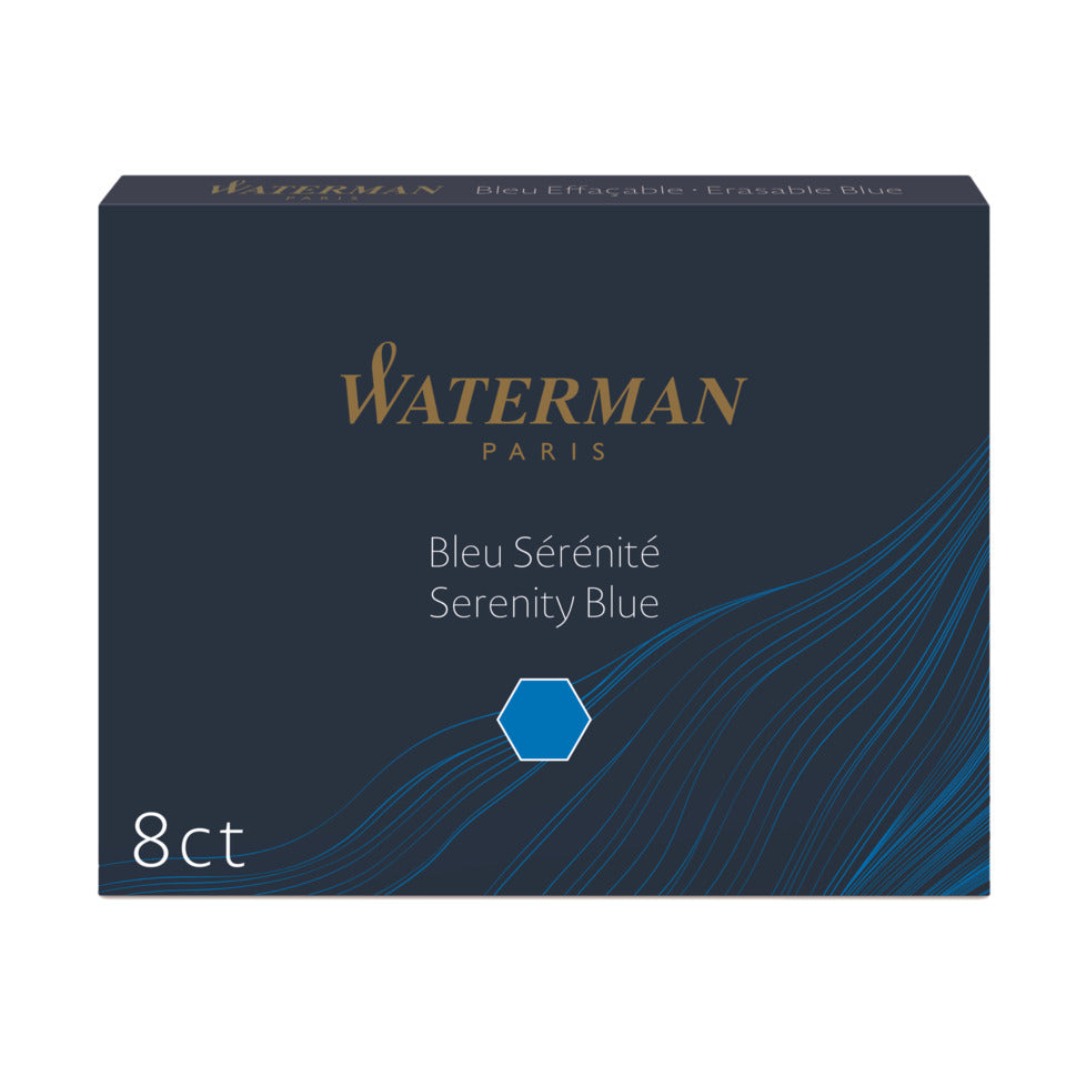 Tintenpatrone, 8 Stück, blau WATERMAN S0110860 WATERMAN 200293-S0110860