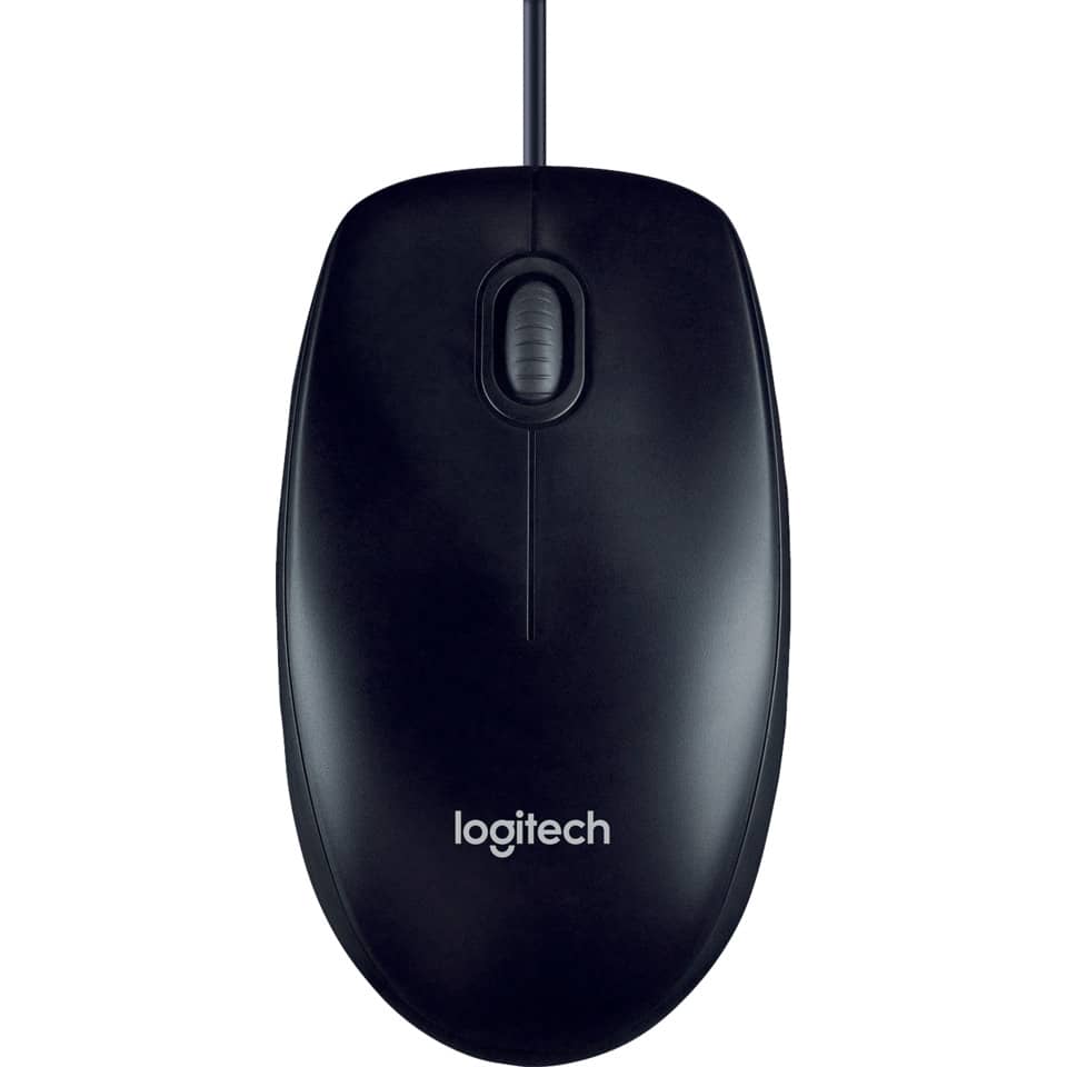 Maus M90, 3 Tasten, 1000dpi, kabelgebunden, schwarz LOGITECH 910-001793