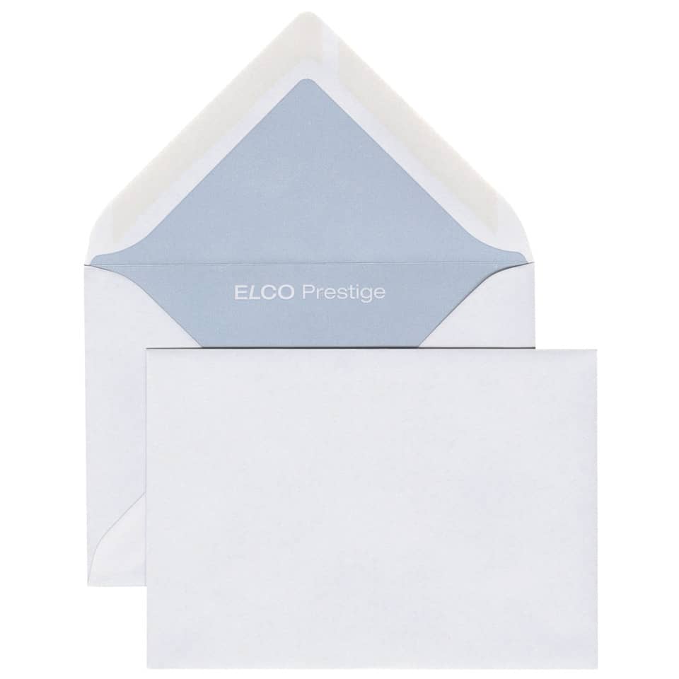Briefumschlag Color ohne Fenster, C7, 100g/m², haftklebend, 25 Stück, weiß ELCO 79307.12 ELCO 79307.12 Prestige  25St