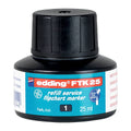Nachfülltinte FTK 25, Flipchartmarker, 25ml, schwarz EDDING 4-FTK25001