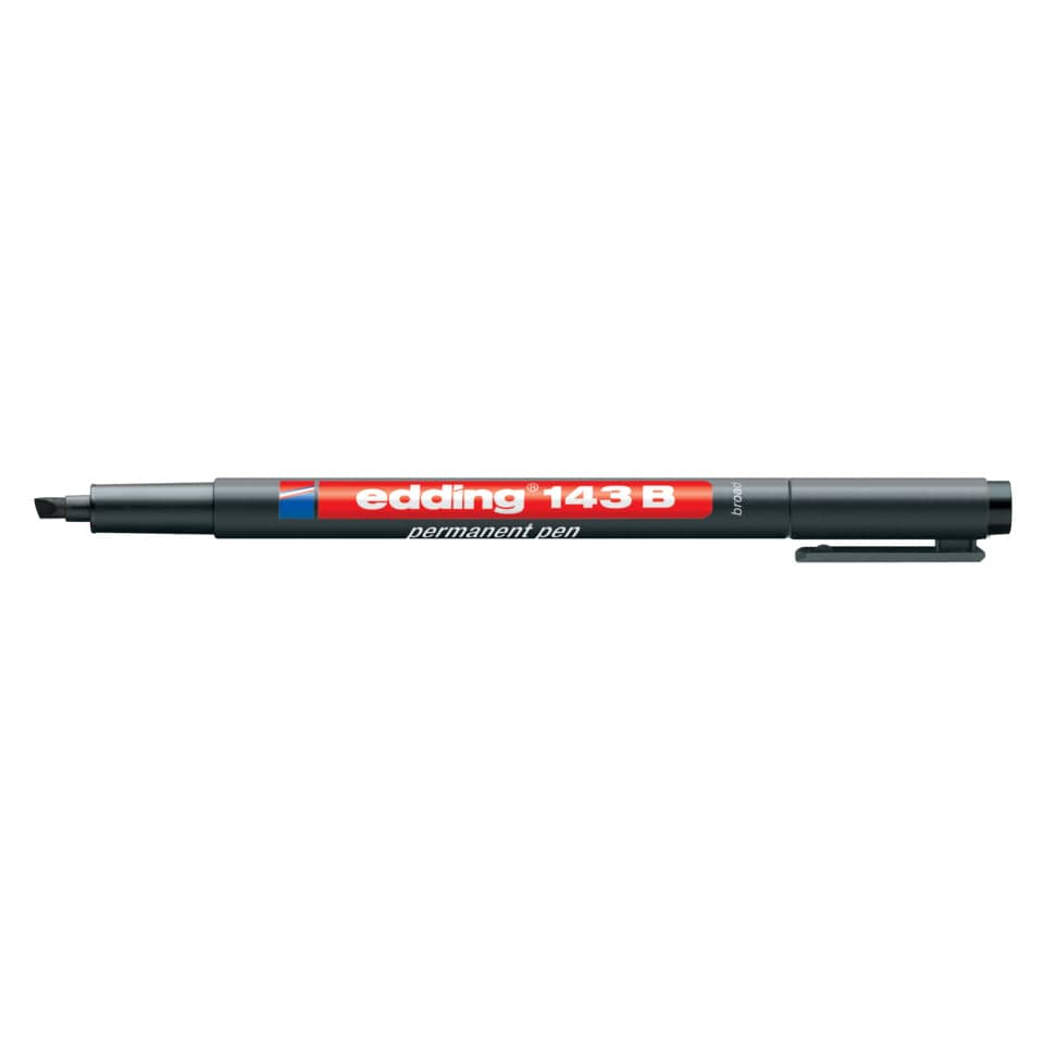 Permanentmarker 143B, 1-3 mm, schwarz EDDING 143 001 EDDING 4-143-001 permanent