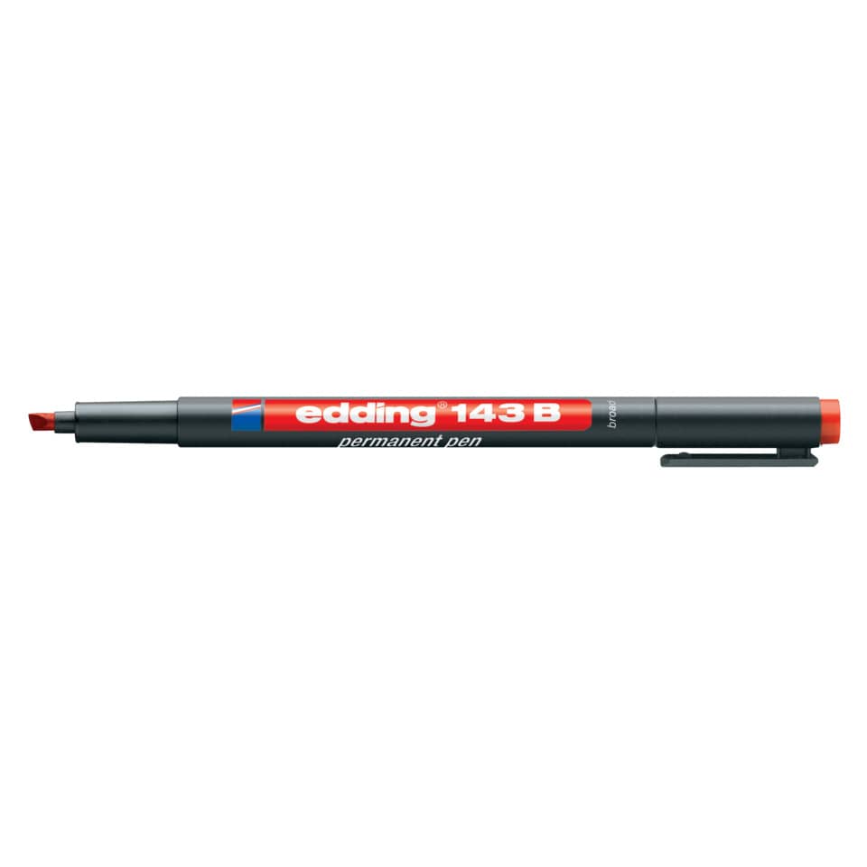 Permanentmarker 143B, 1-3 mm, rot EDDING 143 002 EDDING 4-143-002 permanent