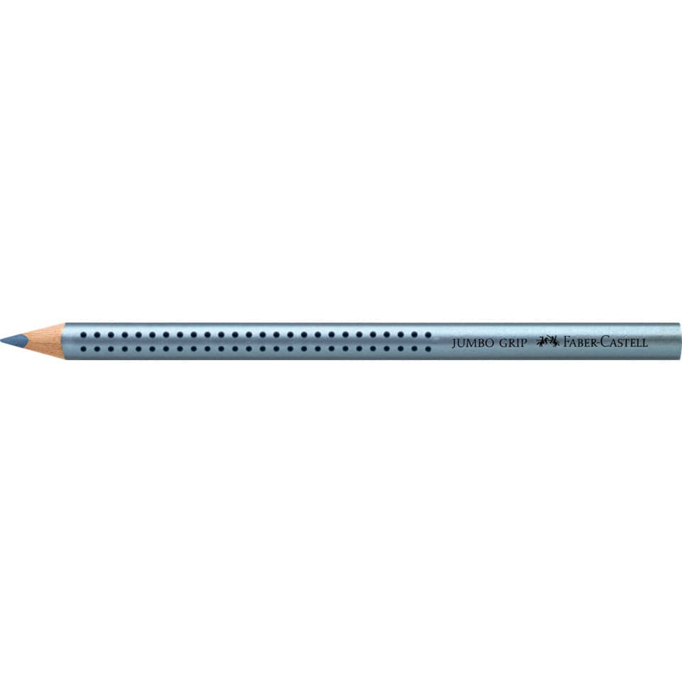 Farbstift Jumbo Grip, 5,3mm, metallic blau FABER CASTELL 110984