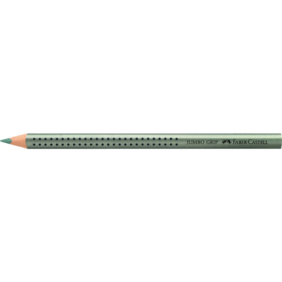 Farbstift Jumbo Grip, 5,3mm, metallic grün FABER CASTELL 110985