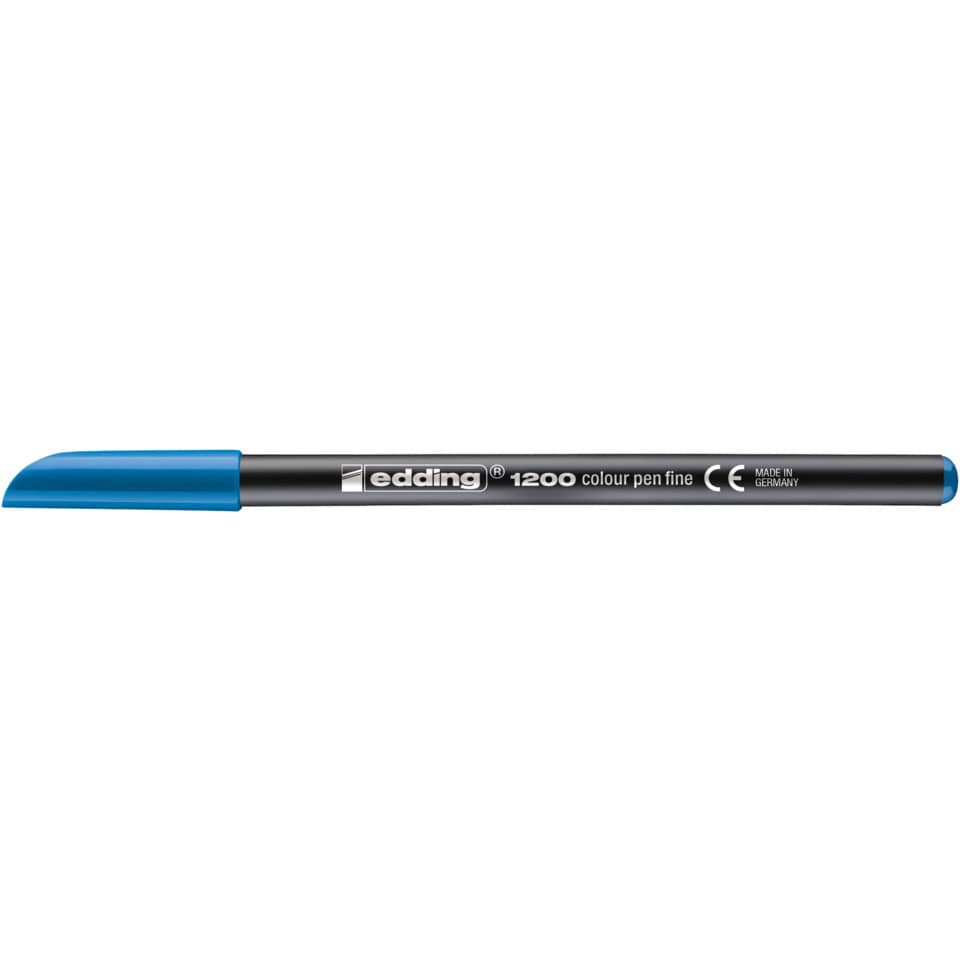 Faserschreiber 1200, 1mm, Rundspitze, hellblau EDDING 41200010 EDDING 1200-010