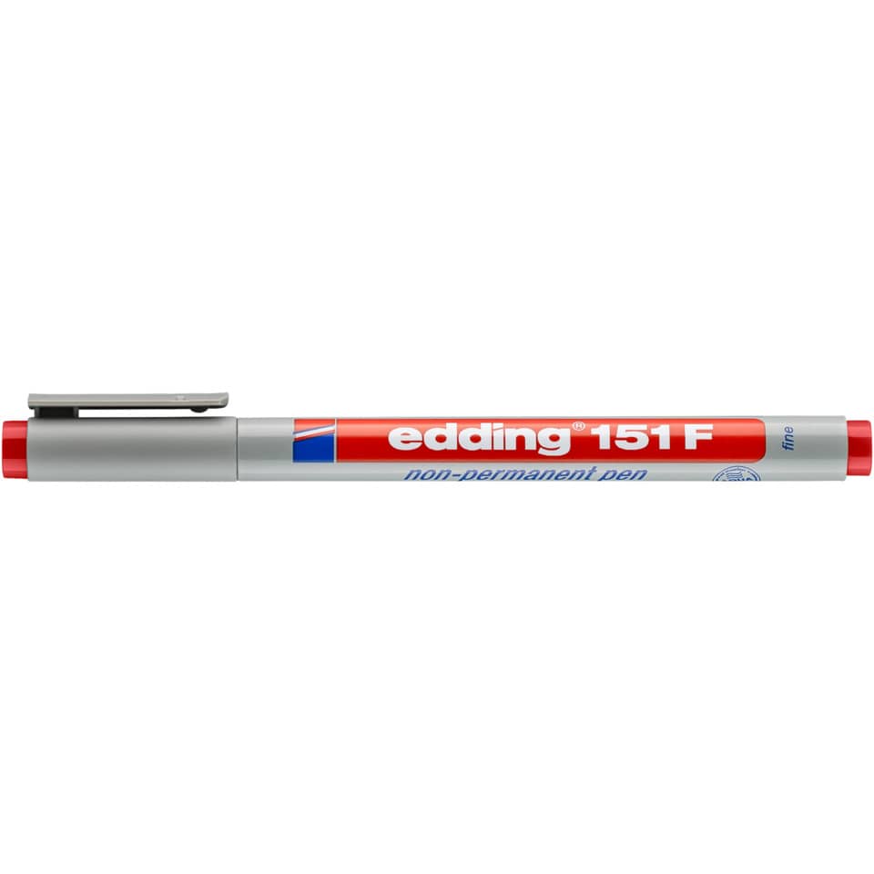 Folienstift 151F non-permanent, 0,6mm, rot EDDING 151 002 EDDING 151 002 non permanent