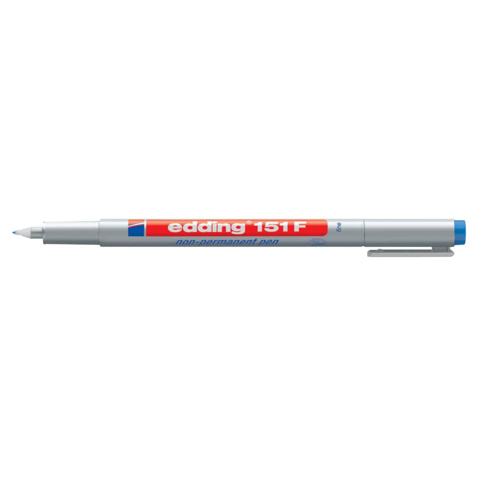 Folienstift 151F non-permanent, 0,6mm, blau EDDING 151 003 EDDING 151 003 non permanent