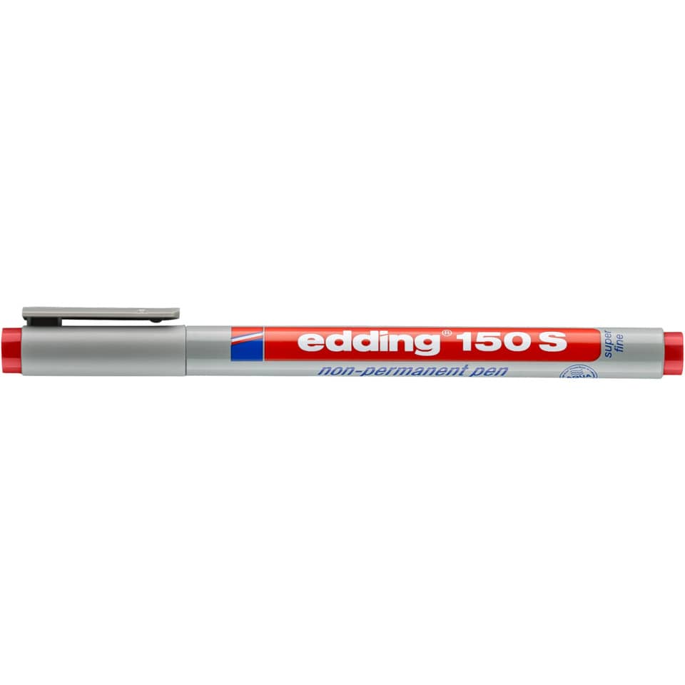 Folienstift 150S non-permanent, 0,3mm, rot EDDING 150 002 EDDING 150 002 non permanent