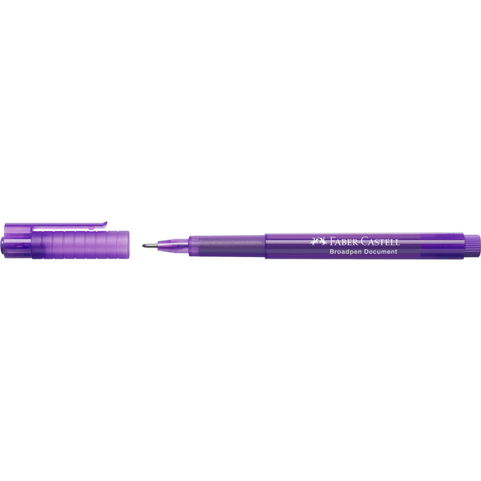 Fineliner Broadpen, 0,8mm, violett FABER CASTELL 155436 FABER CASTELL 155436  0.8mm
