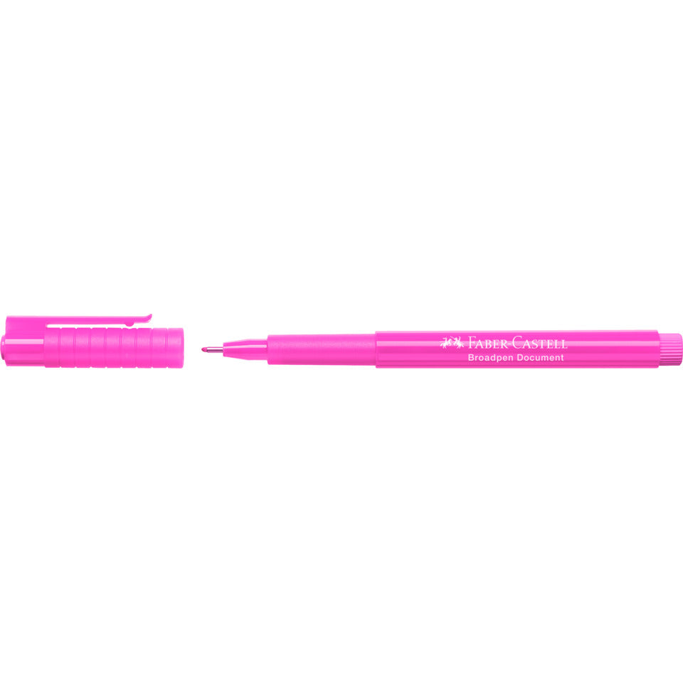 Fineliner triplus Broadliner, 0,8mm, pink FABER CASTELL 155428 FABER CASTELL 155428   0.8mm