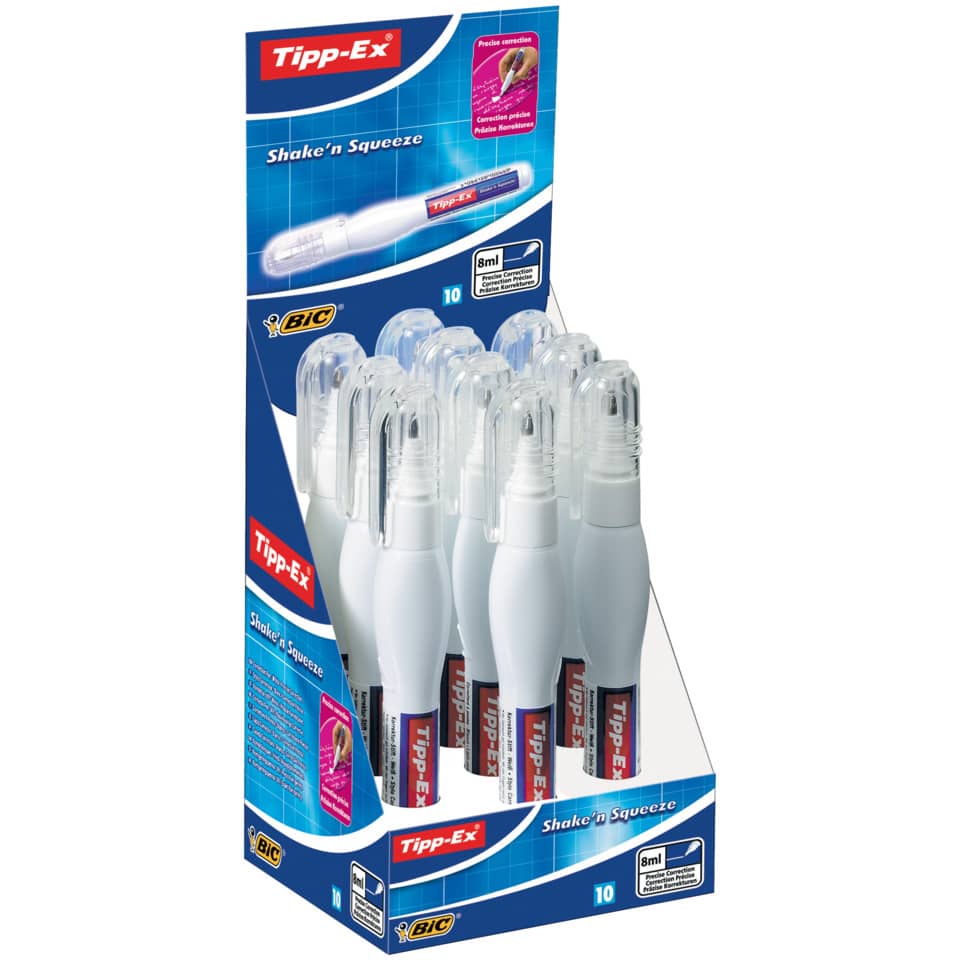Korrekturstift Shaken Squeeze   8ml weiß TIPP-EX 8024203 TIPP EX 8024203 8ml weiß