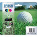 Inkjetpatrone Nr.34 schwarz, cyan, magenta, yellow   Multipack EPSON C13T34664010 EPSON C13T34664010 Multipack