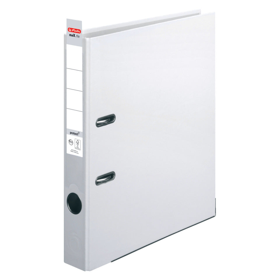 Ordner maX.file protect, A4, 50mm, weiß HERLITZ 300007119 HERLITZ 300007119 5450705 PP Color