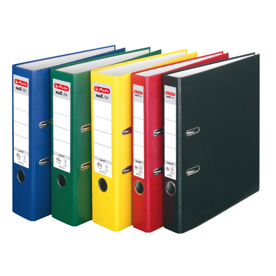Ordner maX.file protect, A4, 50mm, blau HERLITZ 300007117 HERLITZ 300007117 5450408 PP Color