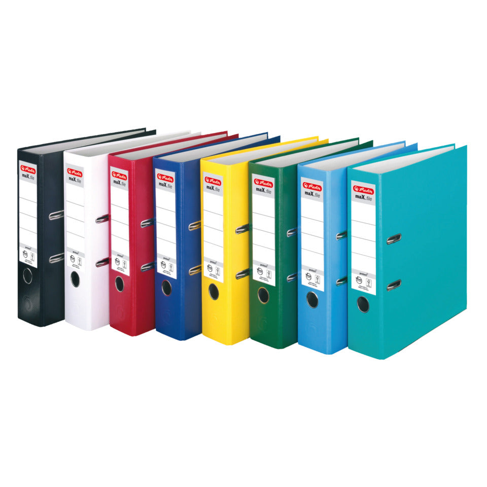 Ordner maX.file protect, A4, 80mm, gelb HERLITZ 300007147 HERLITZ 300007147 5481304 PP Color