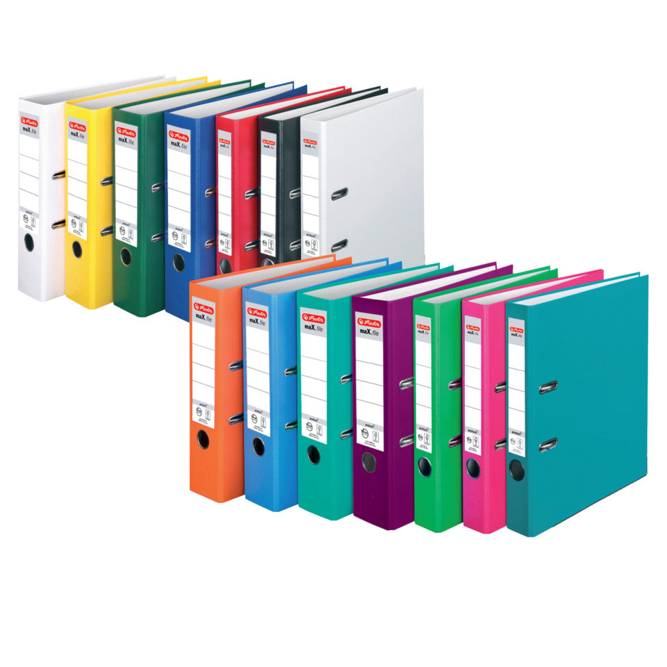 Ordner maX.file protect, A4, 80mm, gelb HERLITZ 300007147 HERLITZ 300007147 5481304 PP Color