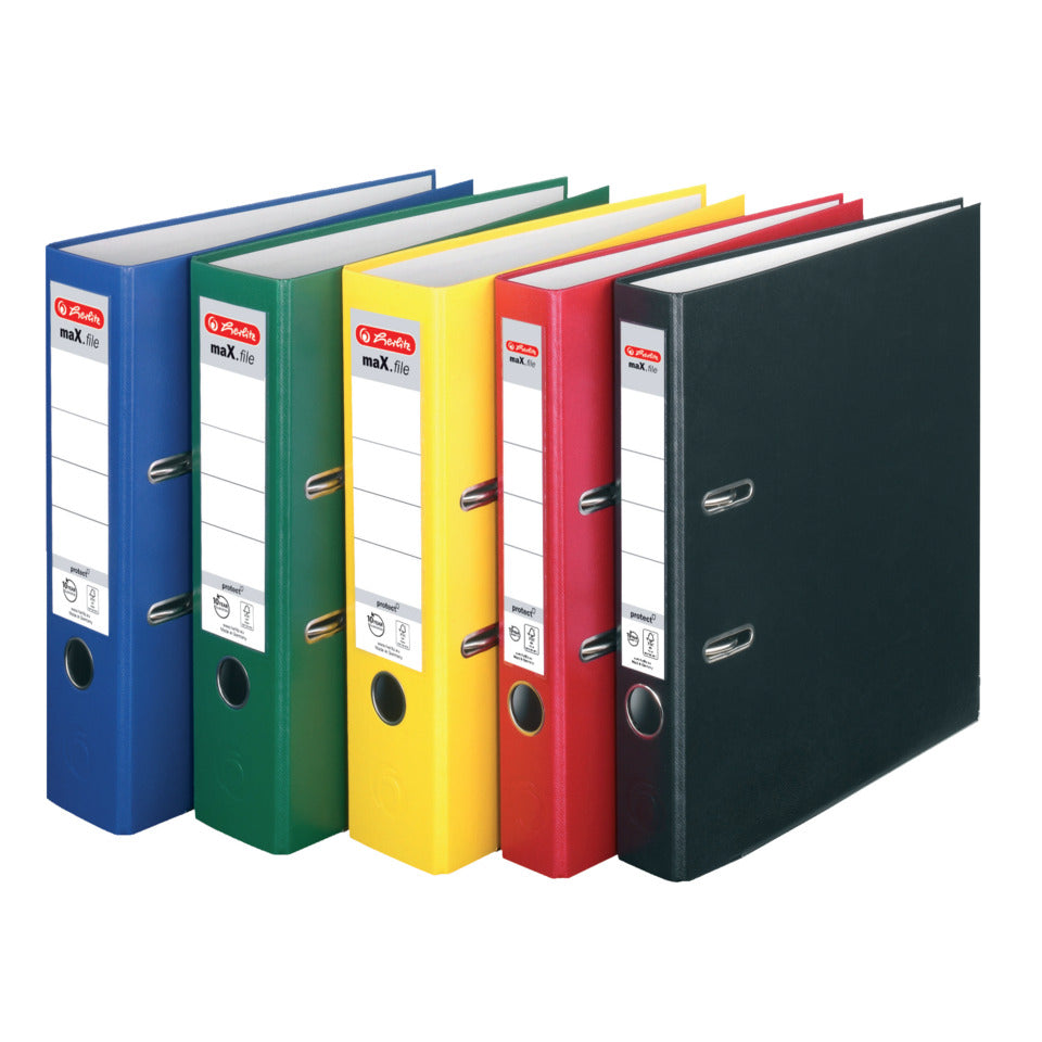 Ordner maX.file protect, A4, 80mm, grün HERLITZ 300007142 HERLITZ 300007142 5480504 PP Color