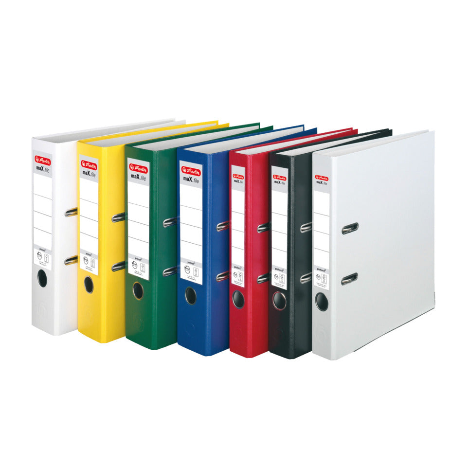 Ordner maX.file protect, A4, 50mm, gelb HERLITZ 300007122 HERLITZ 300007122 5451307 PP Color