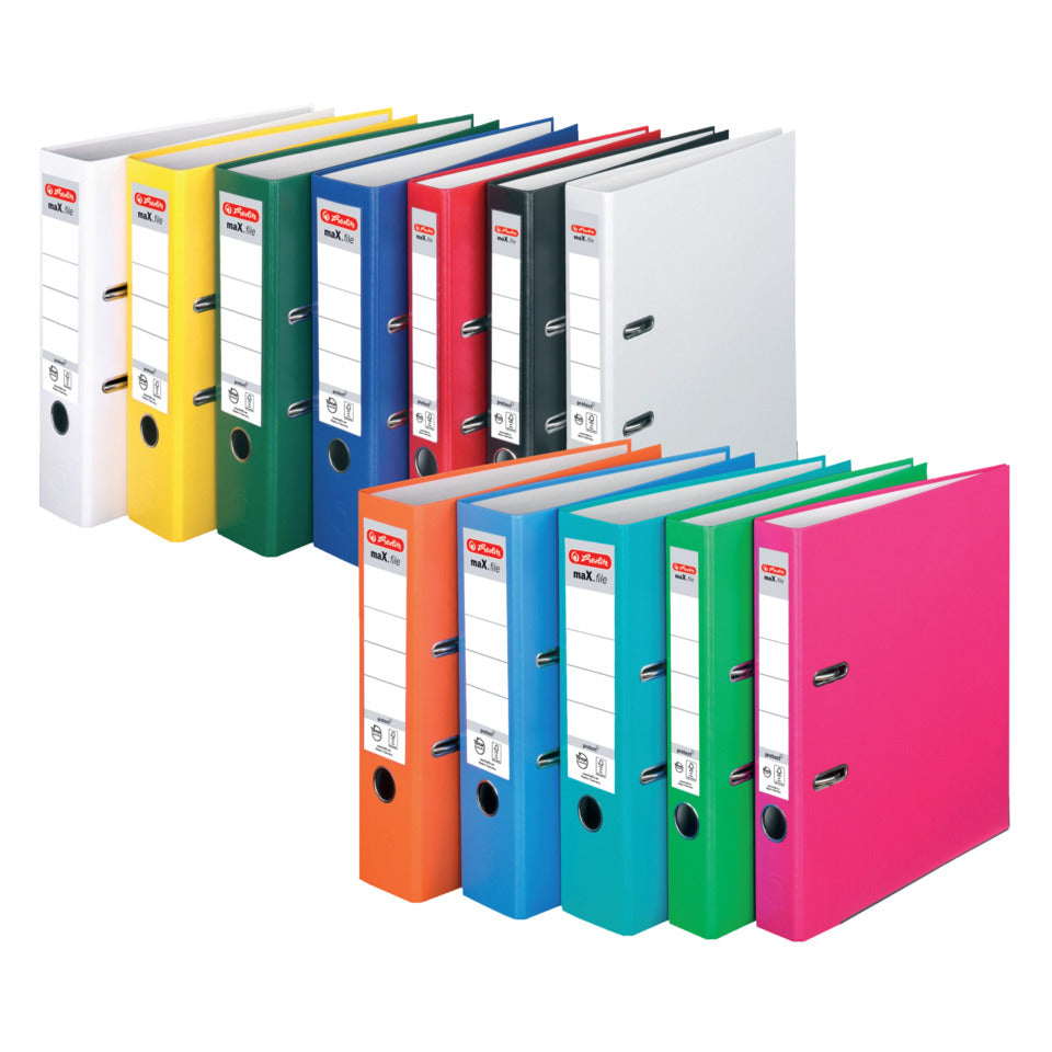 Ordner maX.file protect, A4, 80mm, schwarz HERLITZ 300007144 HERLITZ 300007144 5480801 PP Color