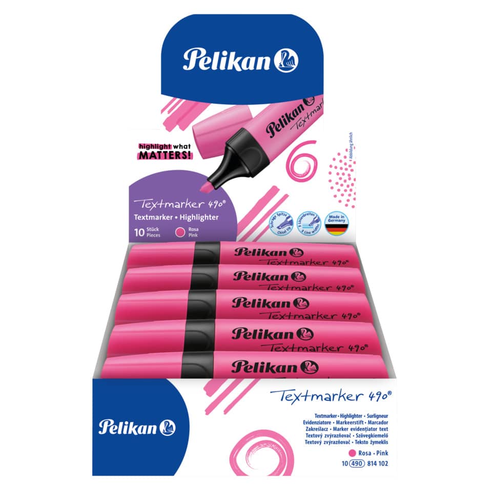 Textmarker 490, Leucht-Rosa, nachfüllbar PELIKAN 400140878 PELIKAN 400140878 814102