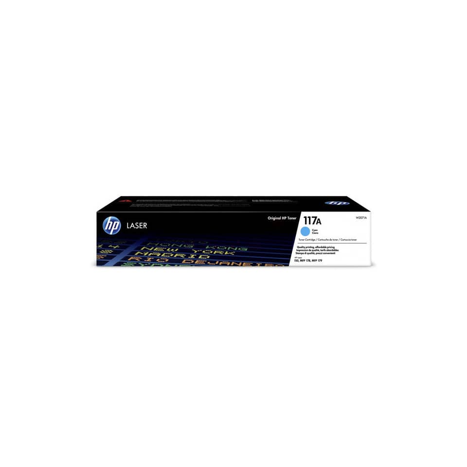 Lasertoner Nr. 117A, 700 Seiten, cyan HP W2071A