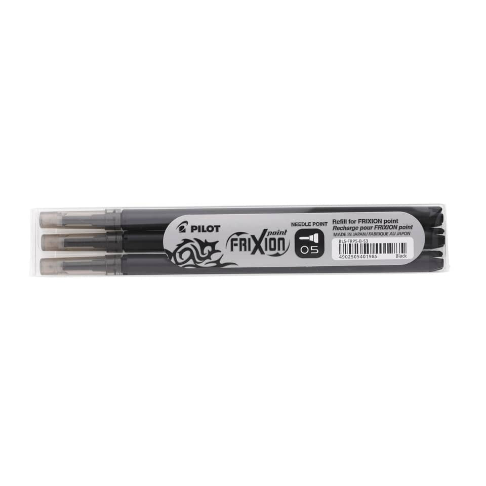 Tintenrollermine FriXion Point/Clicker, 0,3mm, 3 Stück, schwarz PILOT BLS-FRP5-B-S3 PILOT 2265 001F BLS-FRP5-B