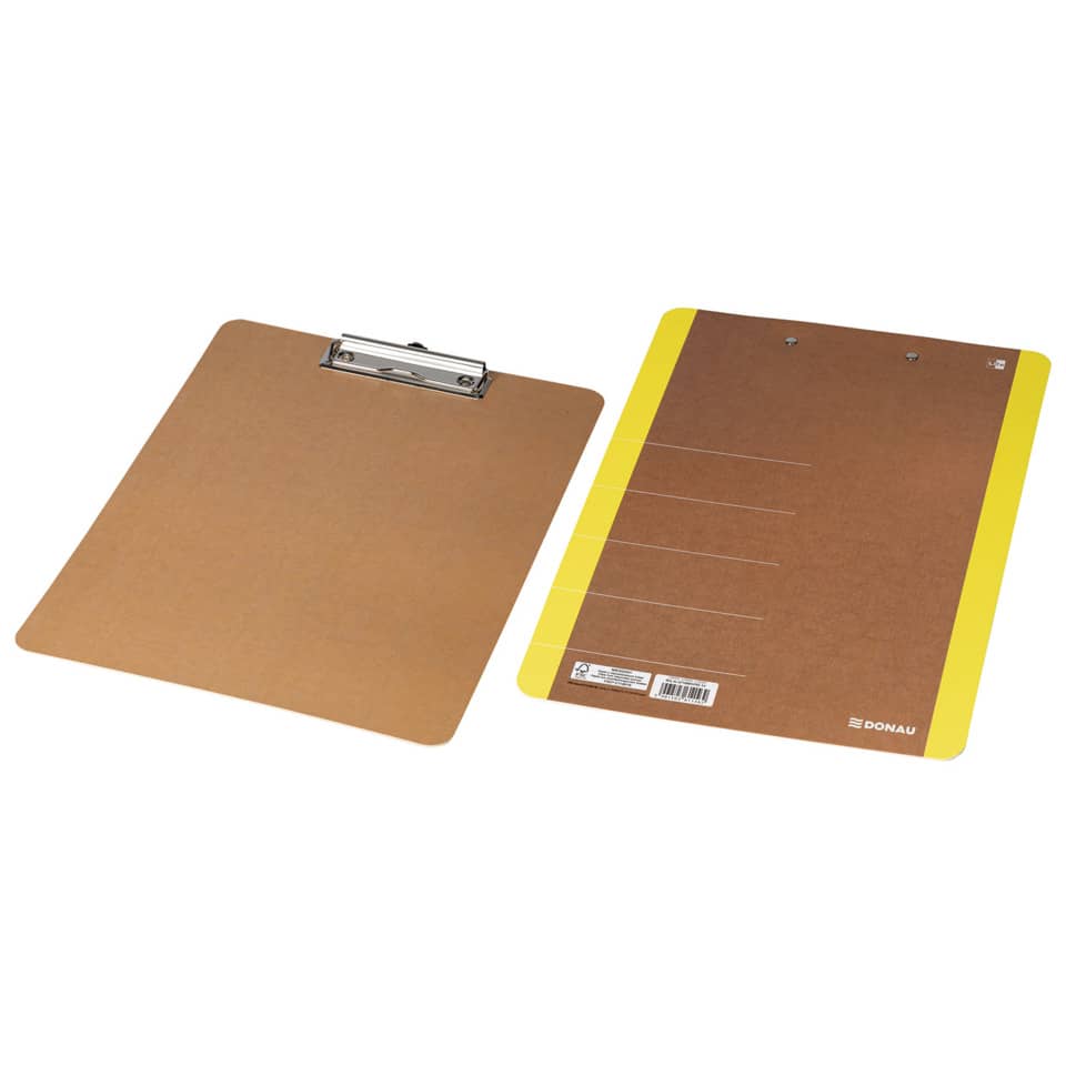 Klemmbrett Life, A4, Karton, neongelb DONAU 2710001FSC-11 DONAU 2710001FSC-11 Life