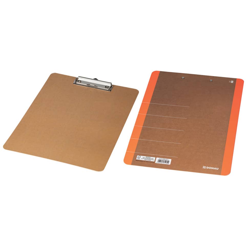 Klemmbrett Life, A4, Karton, neonorange DONAU 2710001FSC-12 DONAU 2710001FSC-12 Life