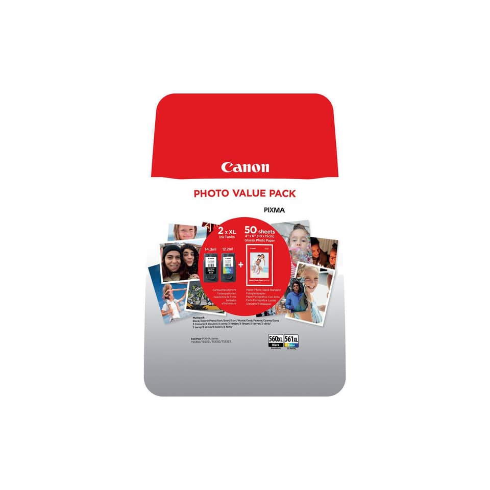 Value Pack PG-560XL/CL, 3-farbig CANON 3712C008