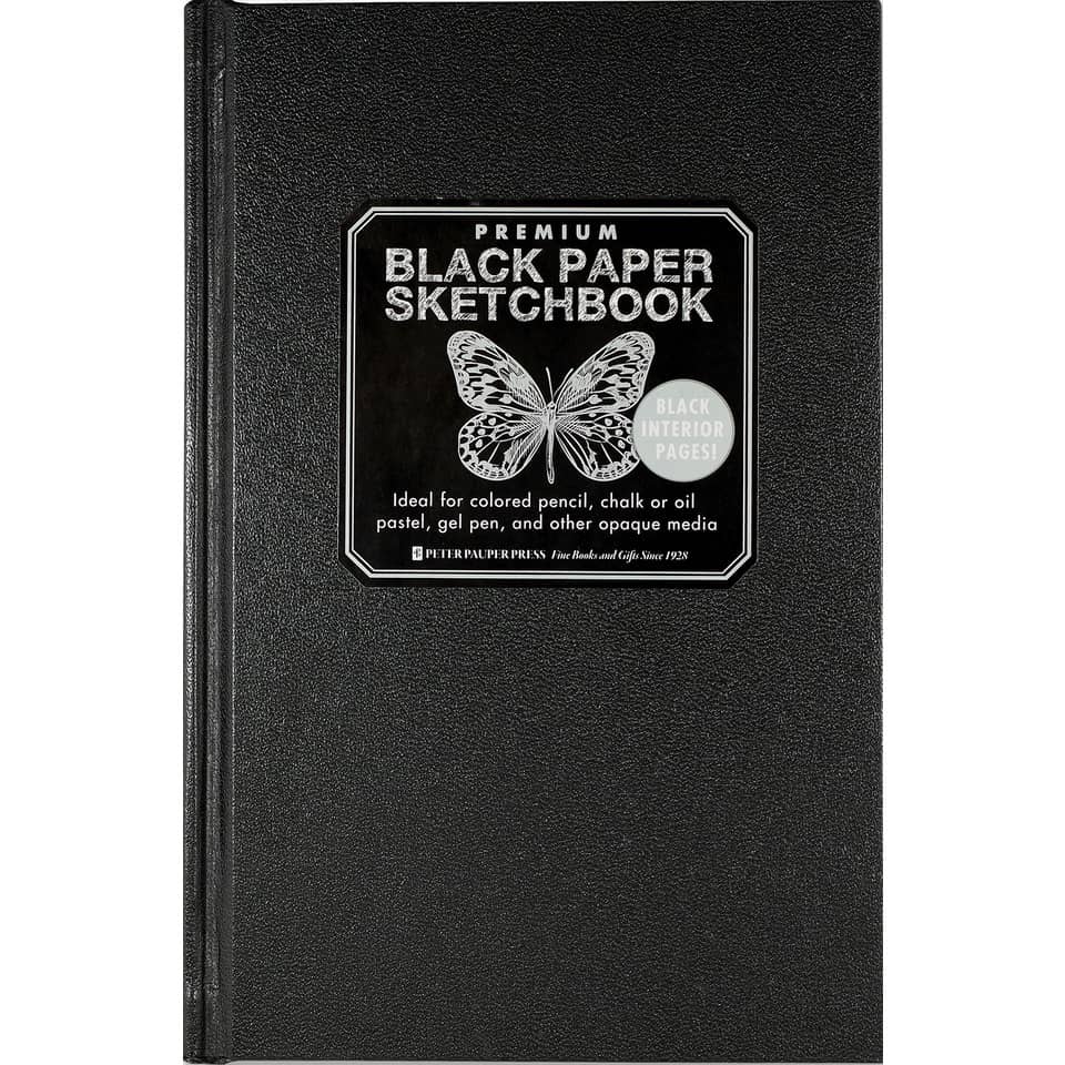 Skizzenbuch Premium schwarz PETER PAUPER PRESS 331625 PETER PAUPER PRESS 331625 21,5x14cm