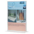 Tischaufsteller A4 hoch gerade transparent Q-CONNECT KF04174