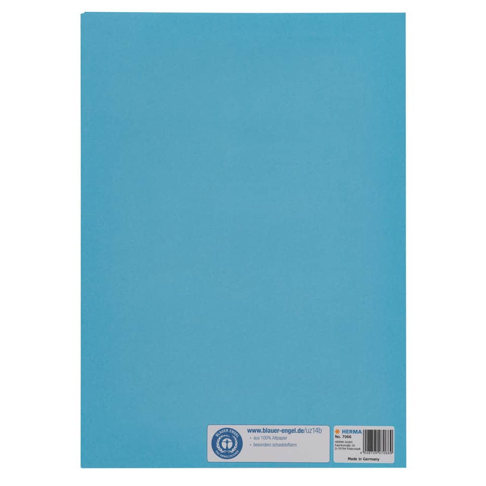 Heftschoner, A4, Papier, hellblau HERMA 7066 HERMA 7066 Papier