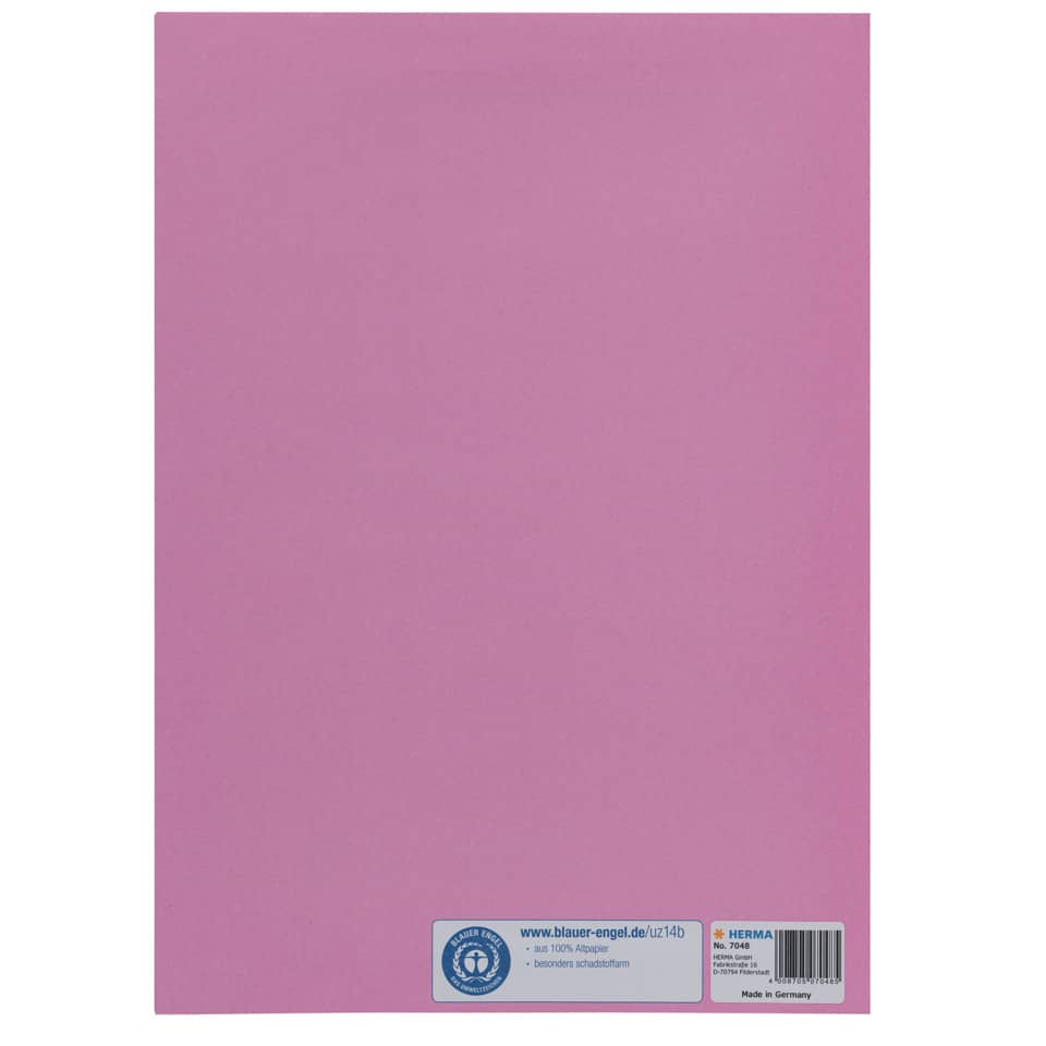 Heftschoner, A4, Papier, rosa HERMA 7048 HERMA 7048 Papier