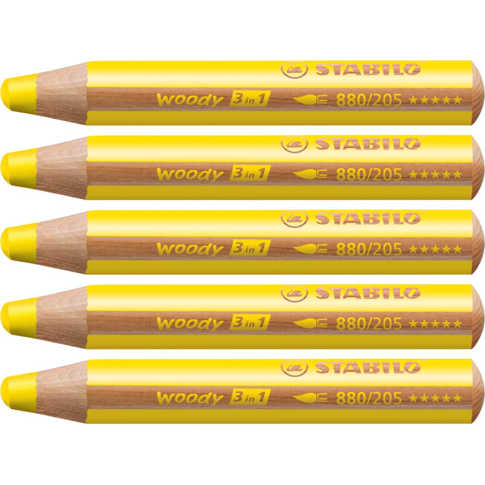 Multitalent-Stift woody 3 in 1, gelb STABILO 880/205 STABILO 880/205 Woody 3 in 1
