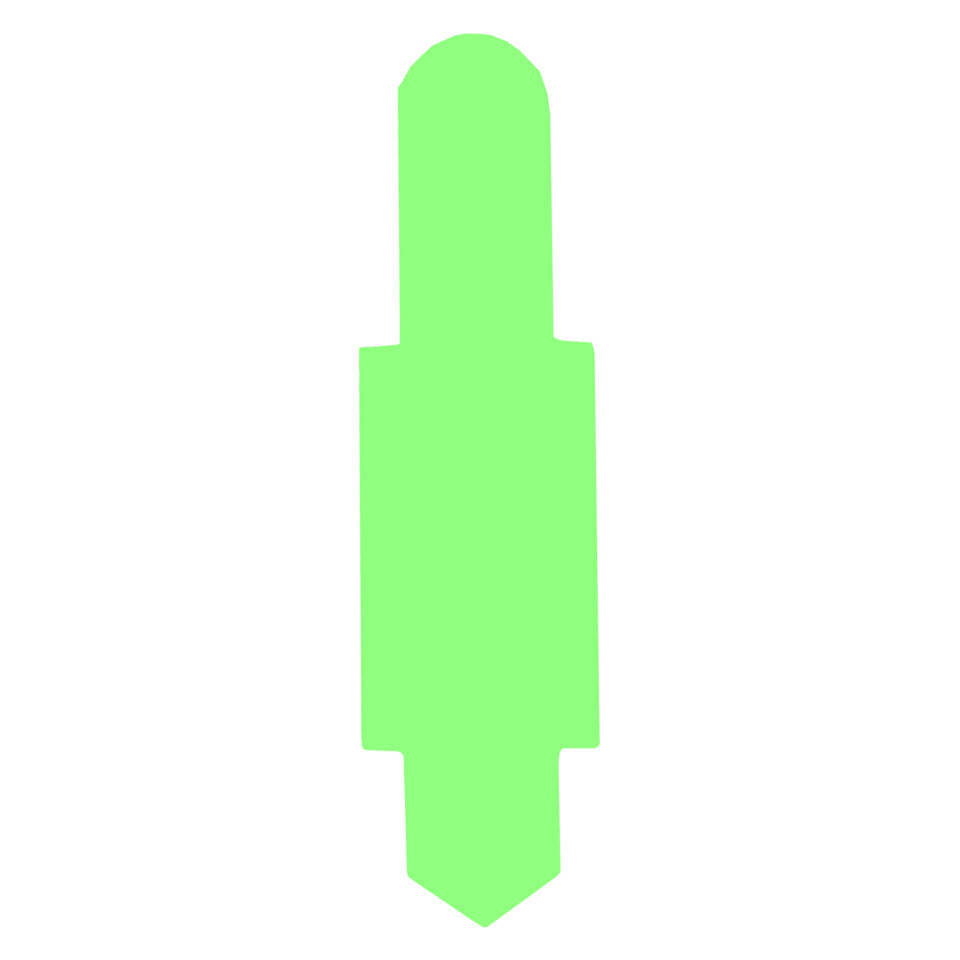 Stecksignal PVC, 100 Stück, hellgrün ELBA 100420851 ELBA 100420851 80519 GH PG=100St