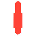 Stecksignal PVC, 100 Stück, rot ELBA 100420857 ELBA 100420857 80519 RO PG=100St