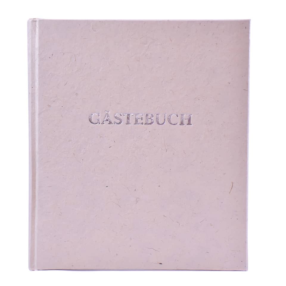 Gästebuch NepaLokta, 21x24cm, creme NEPALOKTA 848C NEPALOKTA 848C 21x24cm