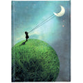Notizbuch Chasing the moon, A5, liniert FLAME TREE FTNB219