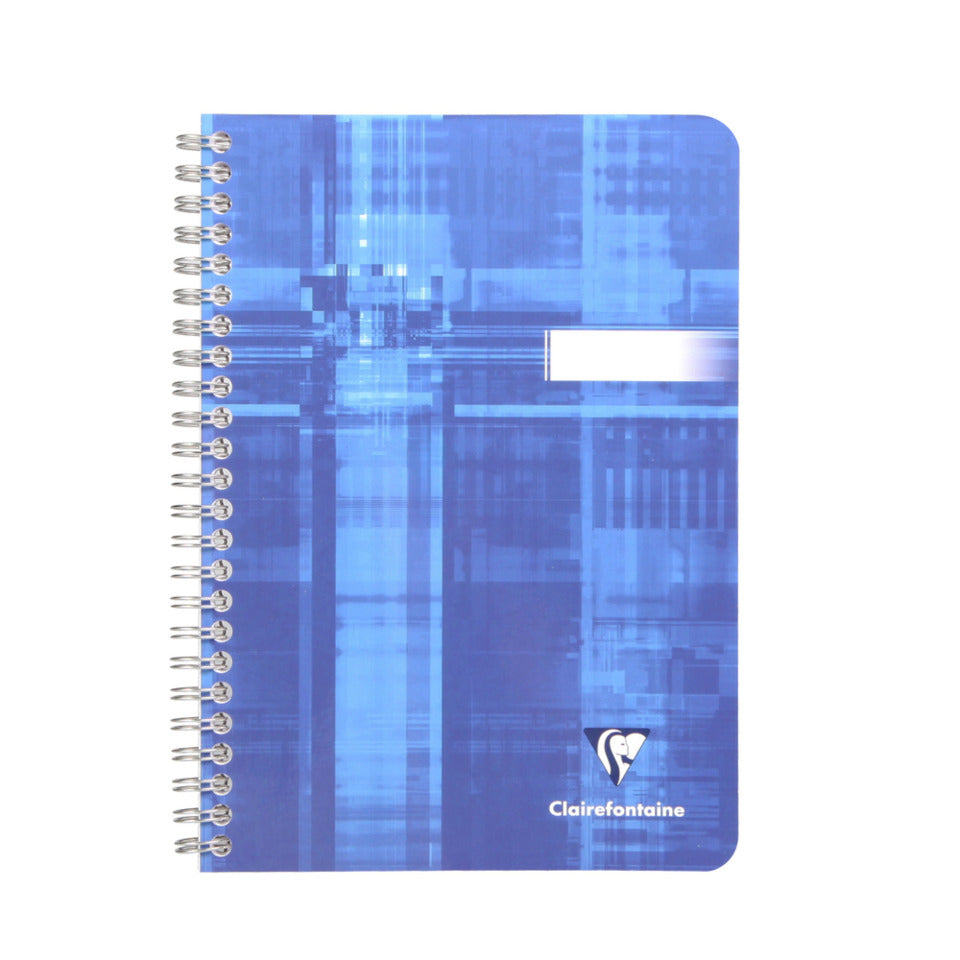 Notizbuch mit Doppelspirale DIN A5 14,8x21cm, 90 Blatt, 90g, kariert, sortiert CLAIREFONTAINE 8542C CLAIREFONTAINE 8542C   A5