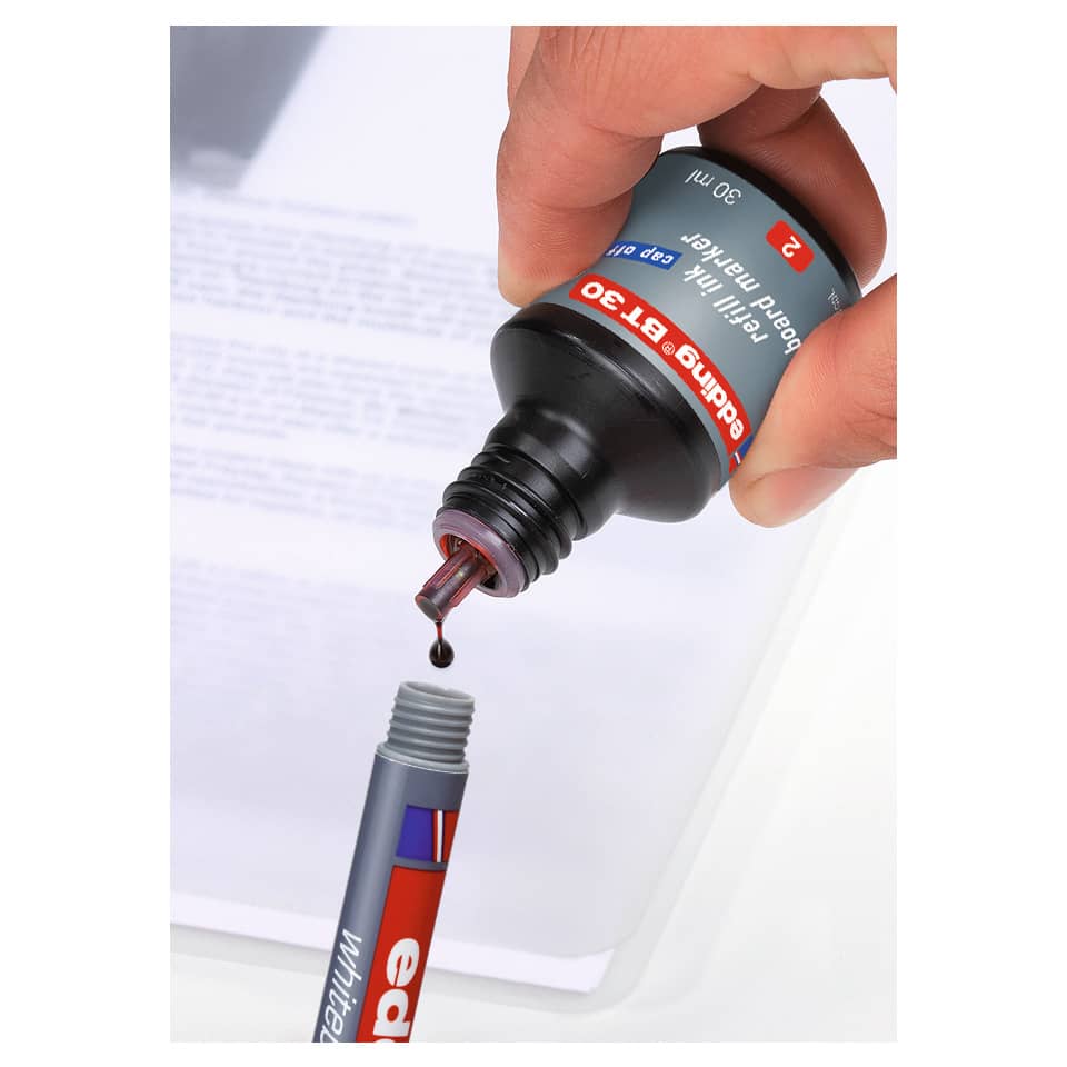 Nachfülltinte BT 30, Whiteboardmarker, 30ml, rot EDDING 4-BT30002 EDDING BT30002