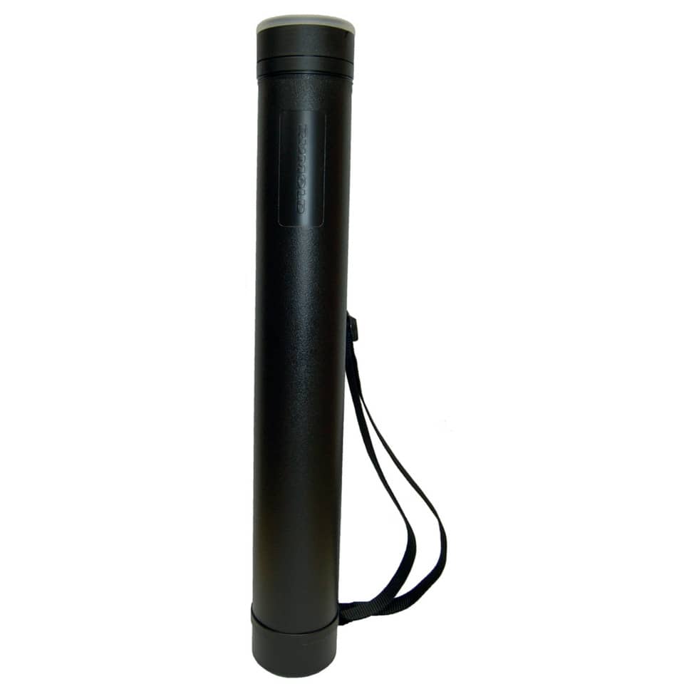 Planrolle, Ø 80 mm, ausziehbar von 600-1.000 mm, Polyethylen, schwarz RUMOLD ZR 6611 RUMOLD ZR6611 80mmD Plastik