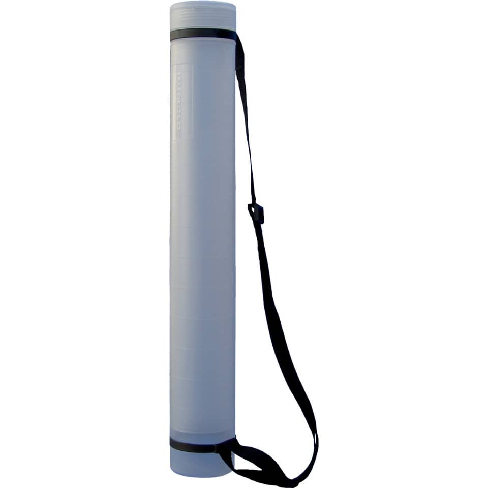 Planrolle, Ø 80 mm, ausziehbar von 600-1.000 mm, transparent/weiß, PP RUMOLD ZR 6613 RUMOLD ZR6613