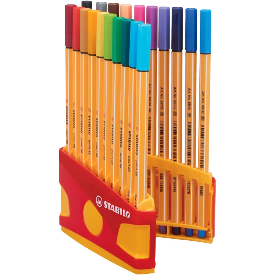 Fineliner point 88® ColorParade, Box mit 20 Stiften STABILO 8820-03 STABILO 8820-03 Colorparade