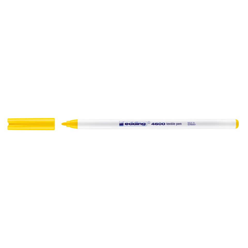 Textilstift 4600, gelb EDDING 4600-005 EDDING 4-4600005